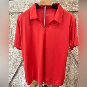 Women’s Nike Golf Fit Dry Polo- Red/Pink - Size Large